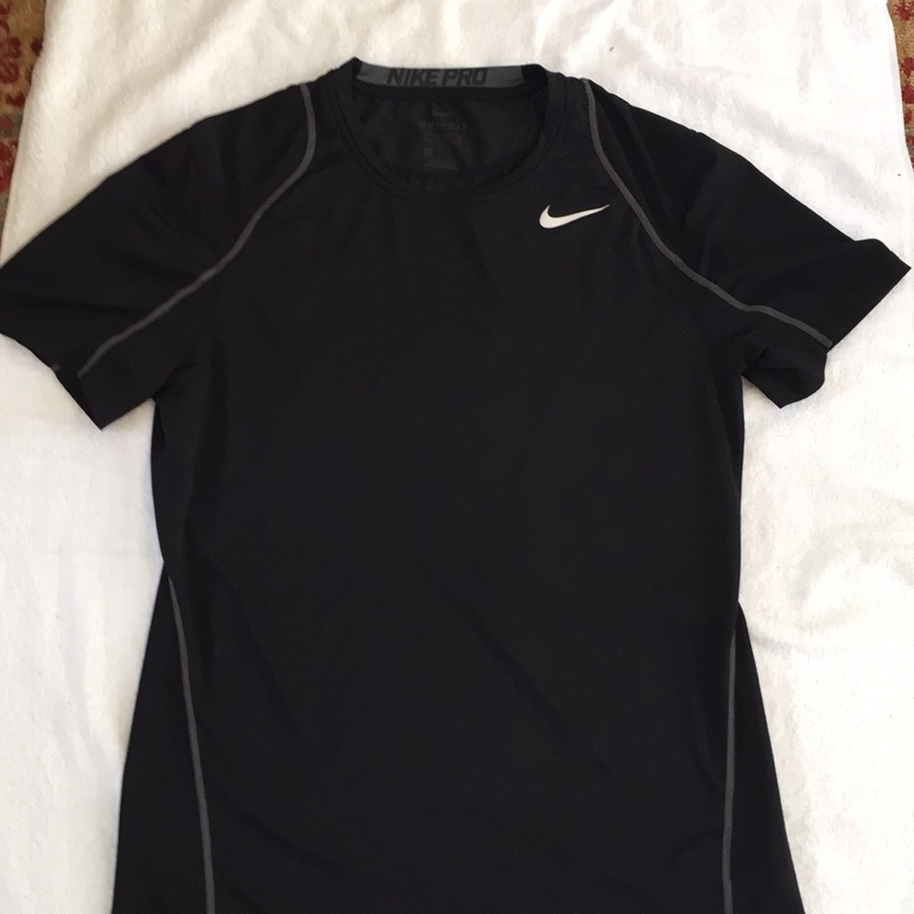 Nike Pro Training Top, Black, men’s S